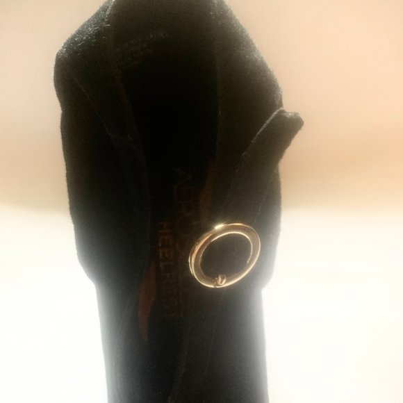 Aerosoles Heelrest Snake Skin-Look w/Black Suede Ankle/Heel Size 9 - Picture 7 of 8